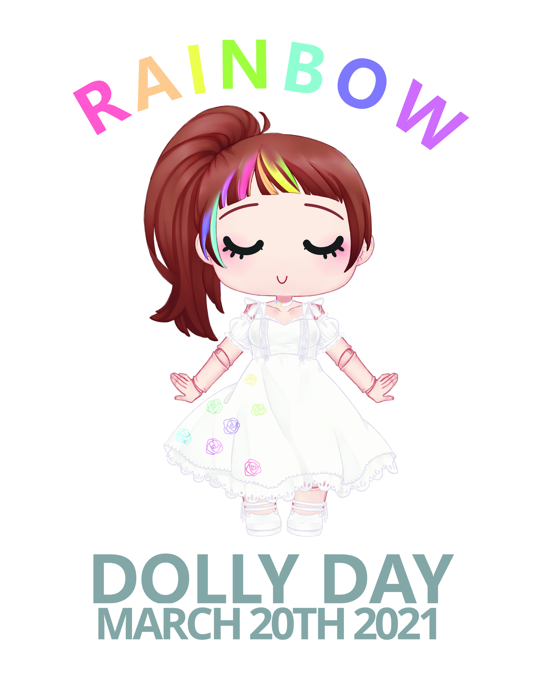 Dolly Day 2020 - FIRST ROUND EXHIBITOR AND TICKET SALE- RAINBOW